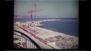 Construction du port de la Napoule - 1968