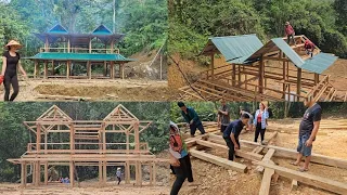 Full Video 30 days to build a wooden house in the forest