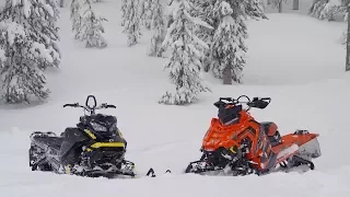 2018 Mountain Sled Shootout: Ski-Doo VS Polaris