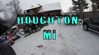 Houghton, Mi snowmobiling trip.