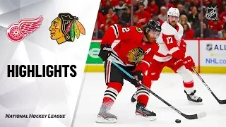 NHL Highlights | Red Wings @ Blackhawks 1/5/20