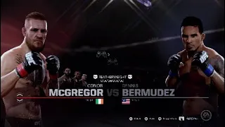 MCGREGOR VS BERMUDEZ (UFC2 gameplay PS4 PRO) -DJ BEATS