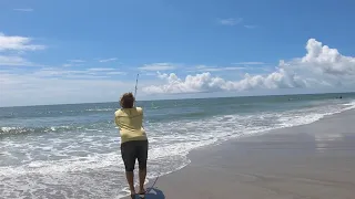 Nice Blacktip Shark caught in the surf (Ft. Fisher, NC)