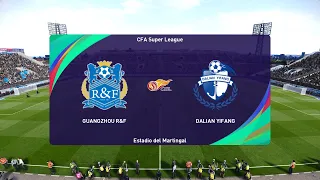 PES 2021 | Guangzhou R&F vs Dalian Pro - China Super League | 21/09/2020 | 1080p 60FPS