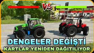 ÇOK BEKLEDİĞİMİZ TRAKTÖR ÇEKİŞTİRMESİNİ NİHAYET YAPTIK / ŞAŞIRTAN SONUÇLAR / FARMING SIMULATOR 22