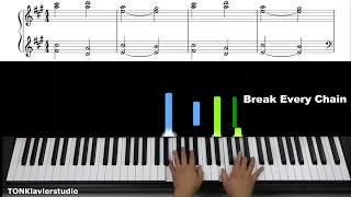 🎹Jesus Culture - Break Every Chain / 묶인 것들 끊어지네 + Sheet Music (Piano Cover) 🎹