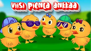 Viisi pientä ankkaa | Lastenlauluja suomeksi | SuomenLastenLauluja | finnish nursery rhymes