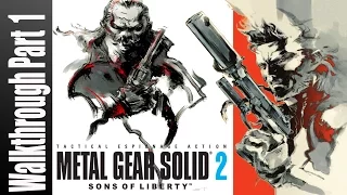 Metal Gear Solid 2 Sons of Liberty Walkthrough Part 1 No Commentary Gameplay Lets Play