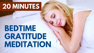 Bedtime GRATITUDE Meditation and Night Time SLEEP Affirmations