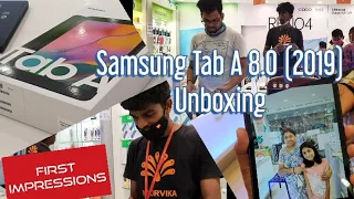 Samsung TAB A 8.0 LTE (2019) Unboxing at Poorvika and First Impressions