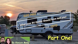 What your dealer should have told you when you bought your GeoPro Part 1