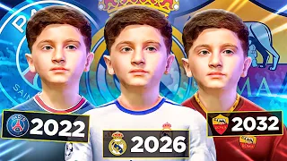 EU FIZ A CARREIRA DO THIAGO MESSI no FIFA 22 👟