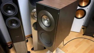 New KEF REFERENCE 1 2020 driven by ROTEL MICHI and NU-VISTA Cd Player