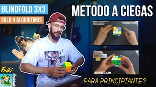 COMO ARMAR EL CUBO DE RUBIK A CIEGAS | BLINDFOLDED | PRINCIPIANTES | FrikiporAccidente