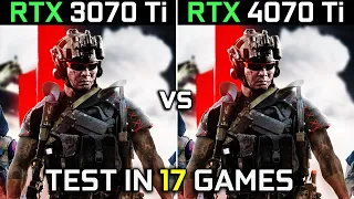 RTX 3070 Ti vs RTX 4070 Ti | Test in 17 Games | 1440p - 2160p | Worth Upgrading? | 2023