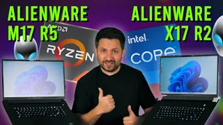 Alienware X17 R2 (Intel) vs Alienware M17 R5 (AMD) | Review and Disassembly