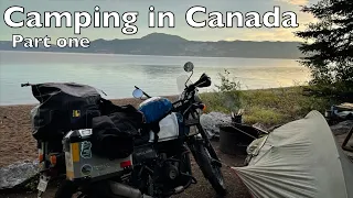 Motorcycle Camping in Canada | ROYAL ENFIELD HIMALAYAN | A Documentary Film part1