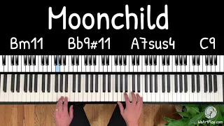 Moonchild "The List" Piano Tutorial Lesson