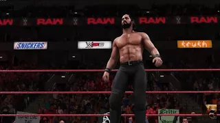 WWE RAW 12/11/17 - Seth Rollins vs Sheamus - PS4 PRO 1080p - HD