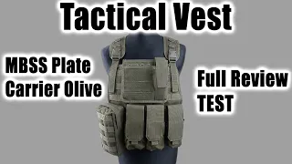 Vesta tactica MBSS Plate Carrier Olive Airsoft Vest Review