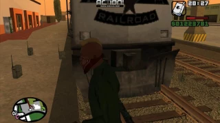 czy da sie zniszczyc pociąg w gta sa???