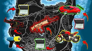 Best & Powerful Weapons GTA5 All New 2024 Secret Money, Rare Cars & Weapon Locations GTA5 Location
