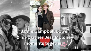 Jamie Bower and his partner Jess Moloney moments together ❤️