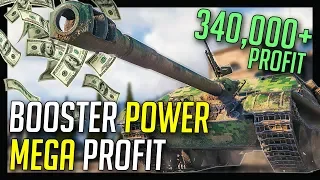 ► MEGA Booster Profit - 340,000+ Credits - World of Tanks WZ-120-1G FT Gameplay