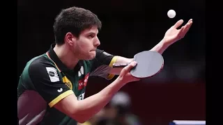 Simon Gauzy vs Dimitrij Ovtcharov (2017 World Cup)