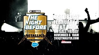 Metallica: CBS Radio's "The Night Before," February 6, 2016 - San Francisco, CA