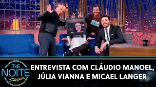 Entrevista com humorista Cláudio Manoel, Júlia Vianna e Micael Langer | The Noite (15/07/21)