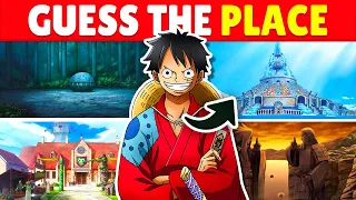 Guess the ANIME with just a PLACE  🏴‍☠️🤔 | EASY to IMPOSSIBLE 🔥