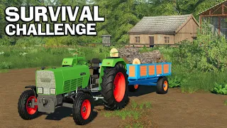 STARTING WITH £0 - Survival Challenge No Mans Land FS19 Ep 1