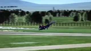 Высший пилотаж на Су-27 (aerobatics)