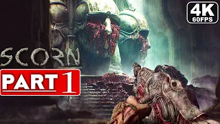 SCORN Gameplay Walkthrough Part 1 [4K 60FPS PC ULTRA] - No Commentary