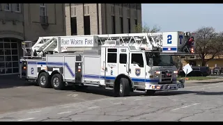 (Brand New) Truck 2 Makes a Run! [Fort Worth Fire Department]