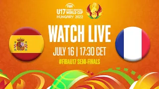Full Basketball Game | SEMI-FINALS: Spain v France |  FIBA U17 Women's Basketball World Cup 2022
