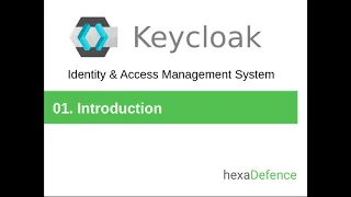 Keycloak Tutorial #01 - Introduction