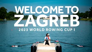 Welcome to the 2023 World Rowing Cup I in Zagreb, Croatia 🇭🇷