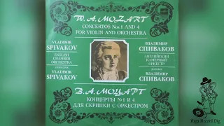 W. Mozart - Vladimir Spivakov, English Chamber Orc. ‎– Co. Nos. 1, 4 For Violin And Orc. (Vinyl rip)