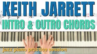 Keith Jarrett - Intro & Outro Chords