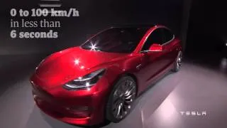 GLOBE DRIVE: Tesla unveils Model 3