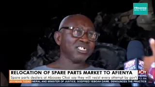 We won't move unless government uses bulldozer – Abossey Okai spare parts dealers to GAR Minister