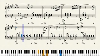 Ennio Morricone "Chi Mai" from 'Le Professionnel' Video Score Easy Piano (arr. by Free MusicKey)