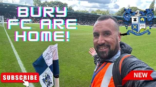 BURY FC FIRST LEAGUE GAME AT GIGG LANE IN 4 YEARS!! I Was There.