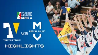 Trentino vs. Modena | Highlights | Superlega | Round 3 of the Quarterfinals