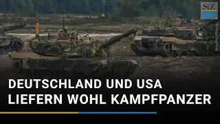 Wohl Leopard- und Abrams-Panzer für die Ukraine aus Deutschland und USA