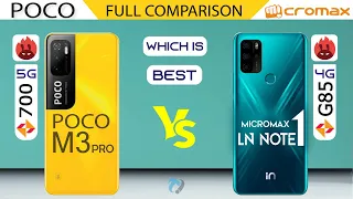 Poco M3 Pro VS Micromax LN Note 1 Full Comparison 4G vs 5G | Which is Best