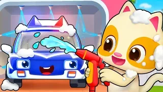 Car Wash Song 2 | Police Car, Fire Truck | Monster Truck | Nursery Rhymes | Kids Songs | BabyBus