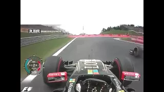 Onboard Pastor Maldonado Vs Max Verstappen